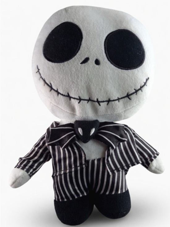 Disney Other - Disney nightmare before Christmas Jack Skellington Plush Toy - Black and White